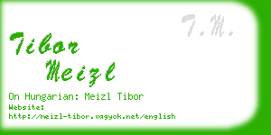 tibor meizl business card